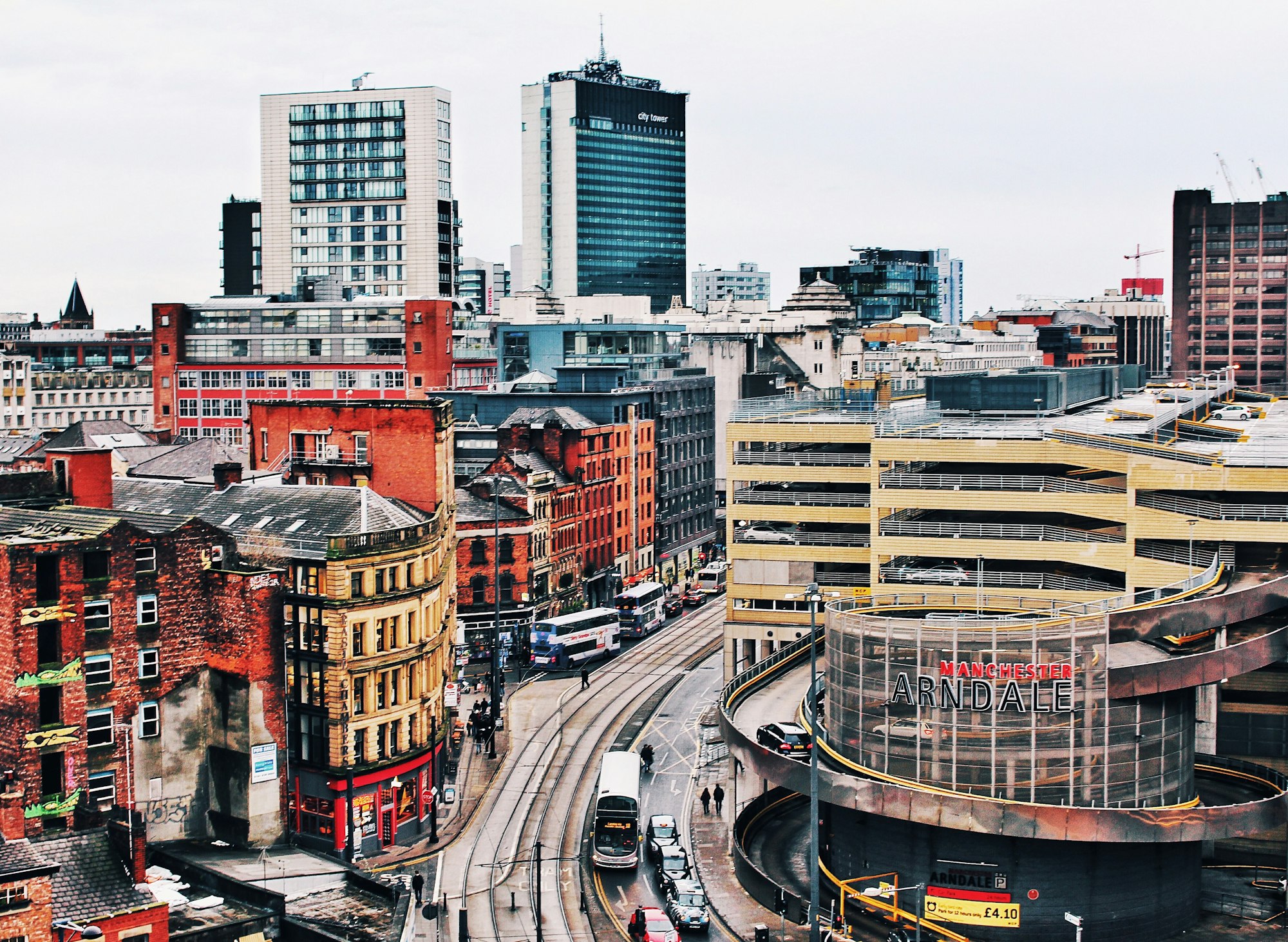 Manchester city centre, the Northern Quarter and Arndale